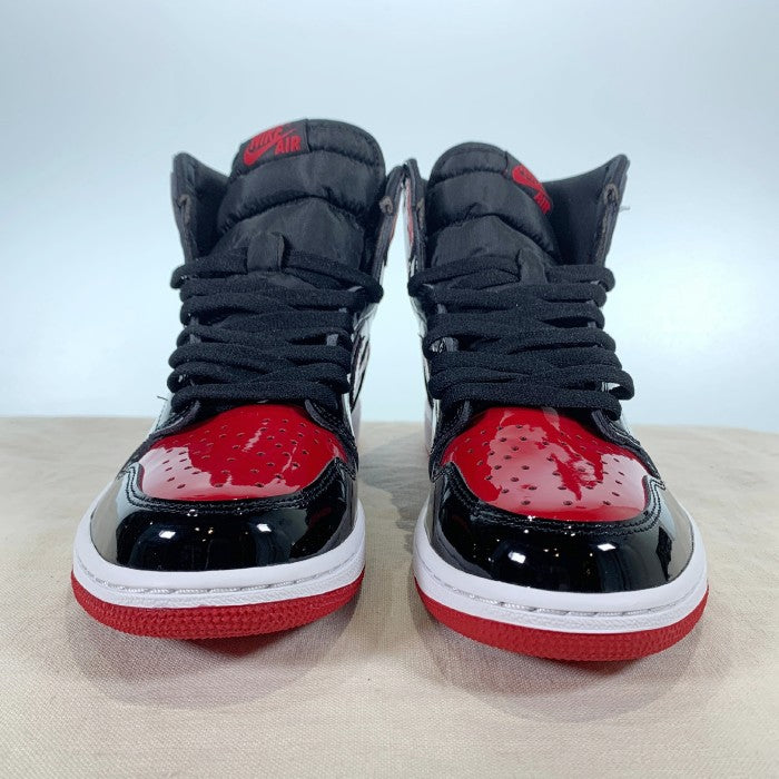 AIR JORDAN 1 RETRO HIGH OG エアジョーダン1 レトロハイ パテントブレッド 555088-063 Size 27.5cm  福生店