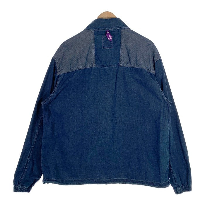 THE NORTH FACE PURPLE LABEL ノースフェイス パープルレーベル 21SS PALACE パレス Indigo Ripstop  Coach Jacket インディゴ リップストップ コーチジャケット インディゴ Size L 福生店