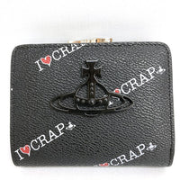 Vivienne Westwood ヴィヴィアンウエストウッド I CRAP 2つ折り財布 ブラック 瑞穂店