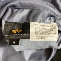 ALPHA INDUSTRIES アルファインダストリーズ TA0411-9007 ジャケット リバーシブル ブルー AirForce柄 sizeM 瑞穂店