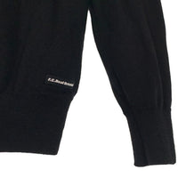 F.C.R.B. エフシーレアルブリストル ラインストーン ウール クルーネックセーター ブラック Size S 福生店