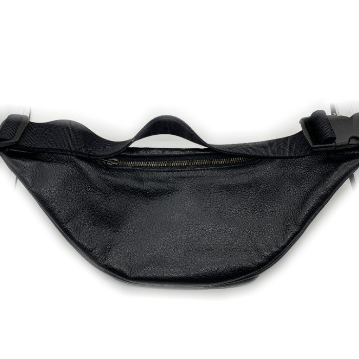 17SS supreme leather waist bag レザー