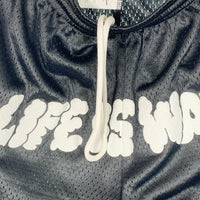 VERDY ヴェルディ JP THE WAVY ジェイピーザウェービー LIFE IS WAVY メッシュショートパンツ チャンピオン ブラック Size L 福生店