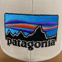 PATAGONIA パタゴニア 73 ロゴ ラジャー ザット トラッカー ベースボール キャップ ベージュ 3800sp17 瑞穂店