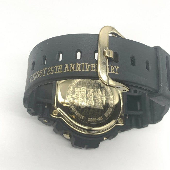 CASIO カシオ G-SHOCK デジタル クォーツ腕時計 STUSSY ステューシー 25周年 DW-6900STS ブラック 福生店