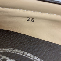 TOD'S トッズ レザードライビングシューズ ブラウン 茶 size36 瑞穂店
