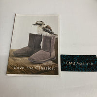 EMU エミュー ムートン ファー シューズ スリッポン グレー size24cm 瑞穂店