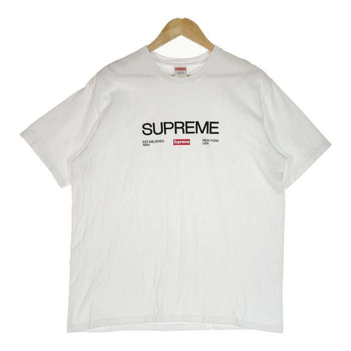 Supreme シュプリーム Est.1994 Tee Established 1994 Tシャツ BOX LOGO ボックスロゴ ホワイト  sizeL 瑞穂店