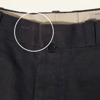 YAECA ヤエカ WIDE CHINO CLOTH PANTS チノクロス ワイドパンツ ネイビー 19605 Size 32 福生店