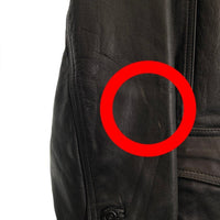 HARLEY-DAVIDSON ハーレーダビッドソン レザー ハーフコート ジャケット ブラック Size L 福生店
