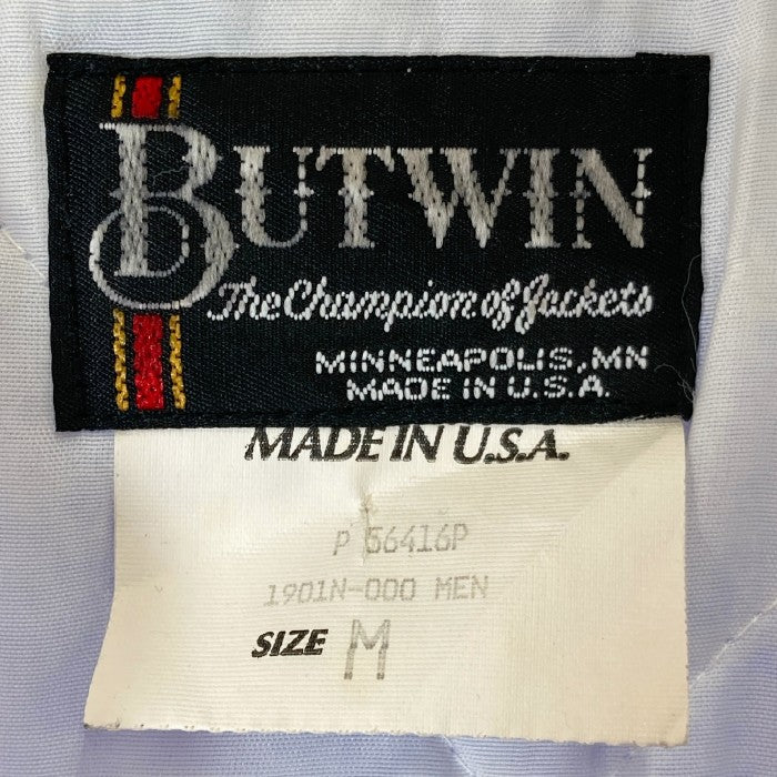 ★BUTWIN バトウィン 90s USA製 スタジャン ブルー sizeM
