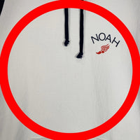 NOAH ノア 2Tone Parka 2トーン プルオーバースウェットパーカー ホワイト ネイビー Size XL 福生店