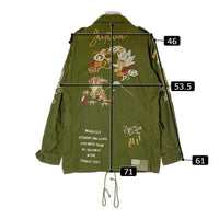 AVIREX アヴィレックス M-43 MILITARY JACKET ミリタリージャケット 刺繍 6172106 オリーブ Size M 瑞穂店