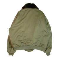 USA AIR FORS アメリカ軍 B-15 CROWN ZIPPER 40s 裏地アルパカ フライトジャケット カーキ size- 瑞穂店