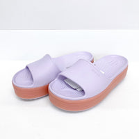crocs クロックス タグ付き Crocband Platform Slide クロックバンドプラットフォームスライド 205631-5P9 ラベンダー size23cm 瑞穂店