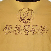 TOY'S McCOY トイズマッコイ GRATEFUL DEAD グレイトフルデッド リンガーTシャツ イエロー Size L