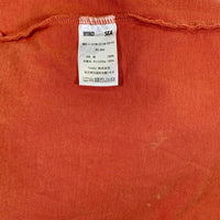 WIND AND SEA ウィンダンシー VISION ヴィジョン プリント ロングスリーブTシャツ オレンジ WDS-C-VISN-23-Q4-CS-01 Size XL 福生店