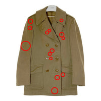 USARMY ユーエスアーミー 40S OFFICER COAT ウール オフィサーコート ピーコート カーキ size39R 瑞穂店