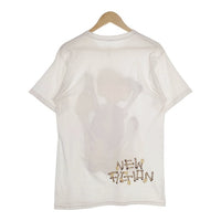 KAWS カウズ 21AW SKELETON NEW FICTION T-SHIRT スケルトン ニューフィクション Tシャツ ホワイト Size M 福生店