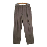 E.TAUTZ イートウツ ウール シルク混 タック スラックス グレー Size 32 R 福生店
