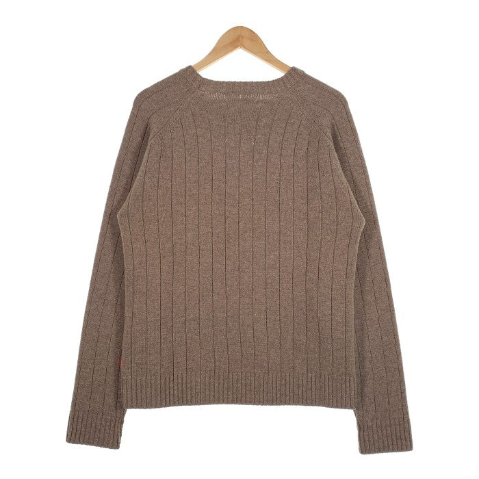 WTAPS ダブルタップス 17AW DECK CREW SWEATER デッキクルー ニットセーター ブラウン 172MADT-KNM02 Size  3 福生店