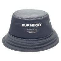 BURBERRY LONDON ENGLAND バーバリーロンドンイングランド 22AW NYLON PADDED BUCKET ナイロン パデッド バケットハット ブラック Size M 福生店