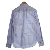 COMME des GARCONS HOMME コムデギャルソンオム 17SS コットン 切替 長袖シャツ ホワイト ブルー HS-B009 Size M 福生店