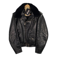 Schott ショット ONE STAR MICHAEL ワンスター ダブルライダースジャケット ステアハイド 100周年 HTCバックル ブラック 7370 Size 44 福生店