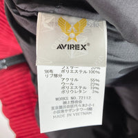 AVIREX アヴィレックス MILITARY FUNCTION DOWN ダウンジャケット 6102210 レッド sizeM 瑞穂店