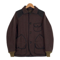 FREEWHEELERS フリーホイーラーズ BUBO SPORTS TOGS チェック柄 ハンティングジャケット リブ レッド Size 38 福生店