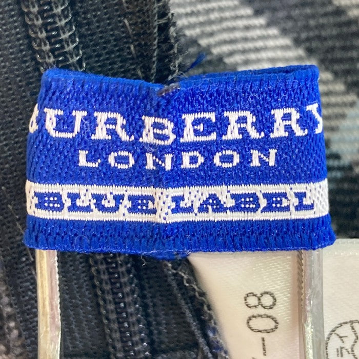 BURBERRY BLUE LABEL バーバリーブルーレーベル FMF20-627-08 ノースリーブワンピース チェック グレー size36  瑞穂店