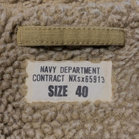 WAIPER ワイパー U.S.NAVY N-1 デッキジャケット ステンシル カーキ Size 40 福生店