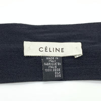 CELINE セリーヌ シルクニット ナロータイ ブラック 福生店