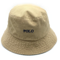 Polo Ralph Lauren ポロラルフローレン リバーシブル バケットハット グリーン ベージュ 福生店