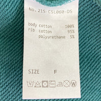 Danke Schon ダンケシェーン 21SS Wappen Sweat Shirts ワッペン スウェットシャツ トレーナー CSL060-DS グリーン Size F 瑞穂店