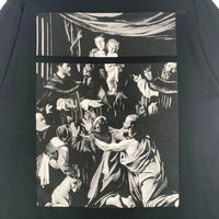 OFF-WHITE オフホワイト 20SS CARAVAGGIO SQUARE S/S TEE カラヴァッジョ スクエア プリントTシャツ ブラック OMAA027S20185005 Size XL 福生店