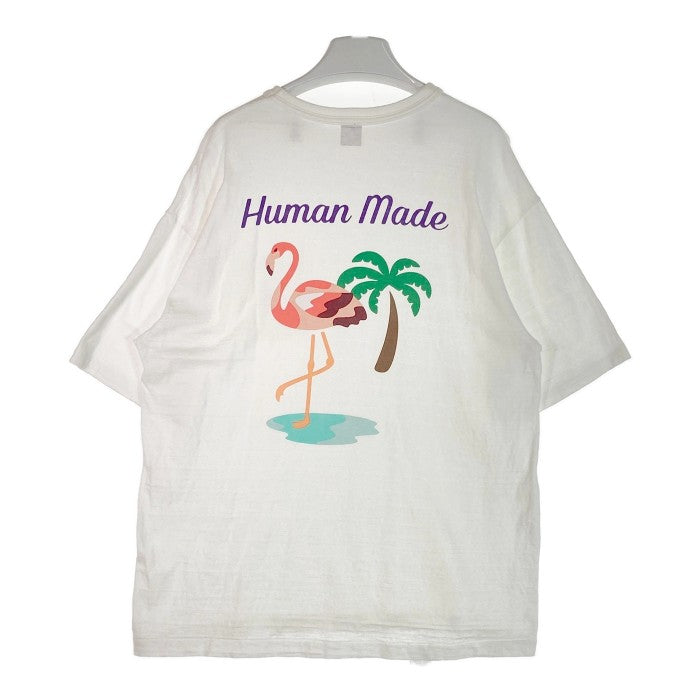 ヒューマンメイド HUMANMADE フラミンゴポケットTシャツ ホワイト2XL