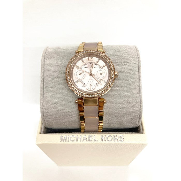 MICHAEL KORS マイケルコース 腕時計 MK6110 ピンクゴールド×ゴールド