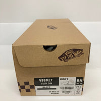 VANS バンズ slip-on スリッポン オールレザー ブラック size27.5cm 瑞穂店
