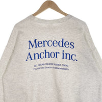 Mercedes Anchor Inc. メルセデスアンカーインク Crew Sweat スウェット クルーネック トレーナー アッシュグレー Size L 福生店