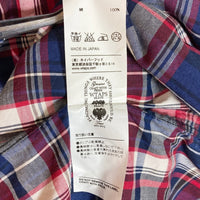 WTAPS ダブルタップス 141LTDT-SHM04 14SS UNION ユニオン チェック柄 半袖シャツ レッド sizeS 瑞穂店