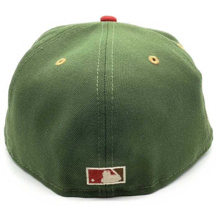 New Era ニューエラ 59FIFTY FAM MLB ヤンキース ベースボールキャップ グリーン ブラウン ピンズ Size 7  1/2(59.6cm) 福生店