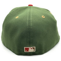 New Era ニューエラ 59FIFTY FAM MLB ヤンキース ベースボールキャップ グリーン ブラウン ピンズ Size 7 1/2(59.6cm) 福生店