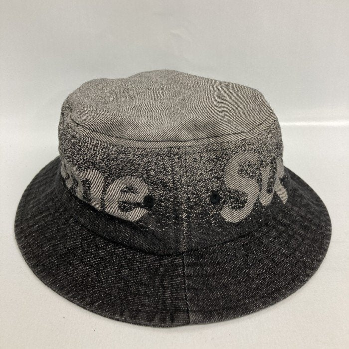 Supreme シュプリーム 22SS Fade Jacquard Denim Crusher フェード ジャガード デニム バケットハット グレー  sizeM-L 瑞穂店