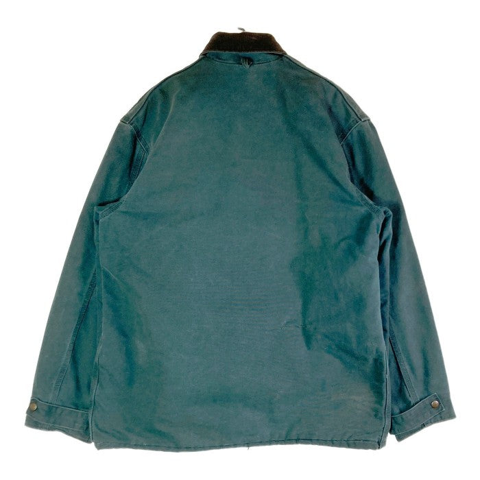 Carhartt カーハート C10HTG ダック地 ブランケットコート USA製 ワークジャケット 青緑 BLUE GREEN sizeM 瑞穂店