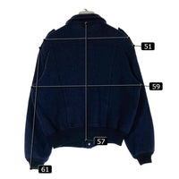 LEE リー 70’s 70年代 ウールブルゾン ジャケット リブ TALONジップ ネイビー size- 瑞穂店