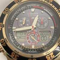 CITIZEN シチズン PROMASTER プロマスター Eco-Drive エコドライブ 腕時計 C660-S067634 ソーラー ラバー ブラック×ゴールド 瑞穂店