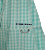 Columbia コロンビア PFG Fishing Plaid Bonehead Shirts フィッシングシャツ チェック ホワイト ライトグリーン Size 3X 福生店