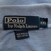 Polo by Ralph Lauren ポロラルフローレン ポロシャツ 刺繡 ブルー Size XXL 福生店