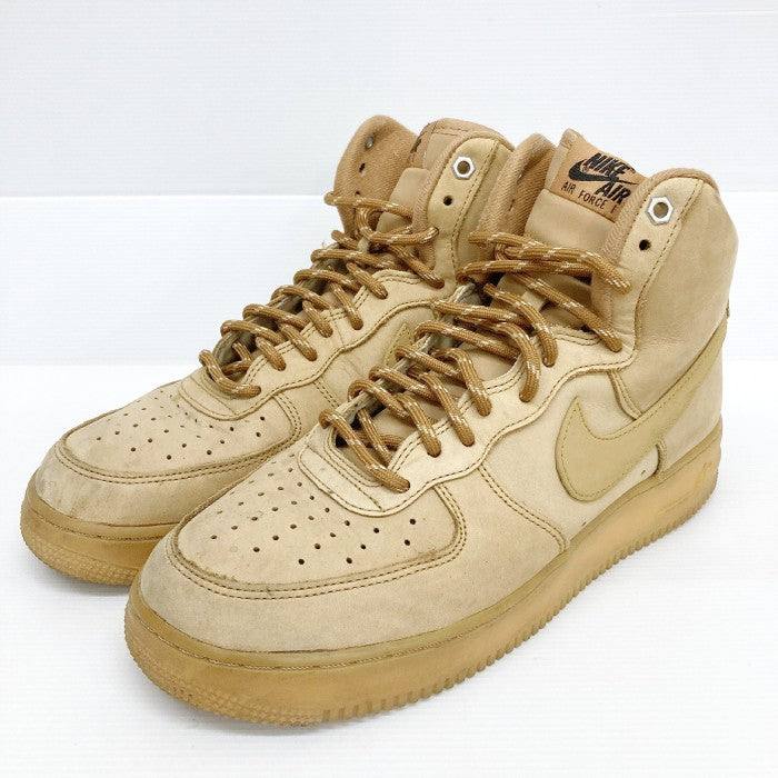 NIKE ナイキ Air Force 1 High Flax Wheat エアフォース1 ハイ フラックス ウィート ハイカットスニーカー ベージュ  CJ9178-200 size27.5cm 瑞穂店